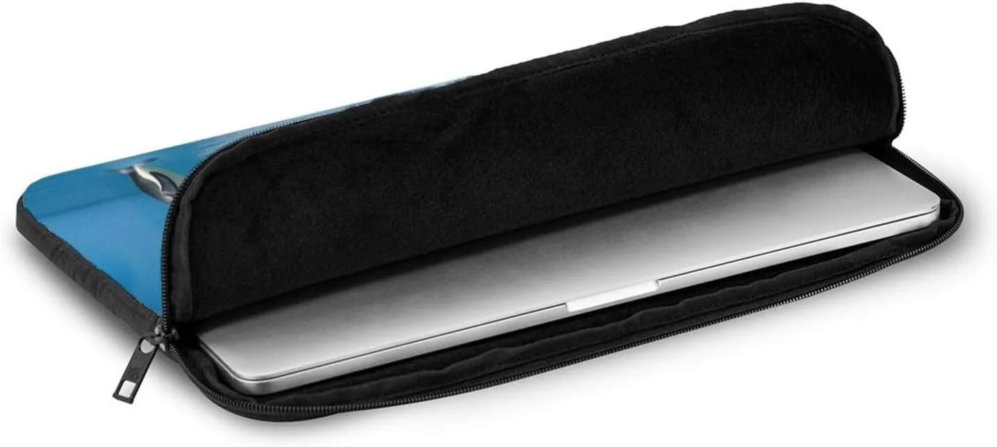 Penguins On The Iceberg Laptop Case 13 inch, Shockproof Protective Computer Sleeve Cover Water Resistant Laptop Bag Carrying Tablet Cover Briefcase Handbags Gifts for Men Women