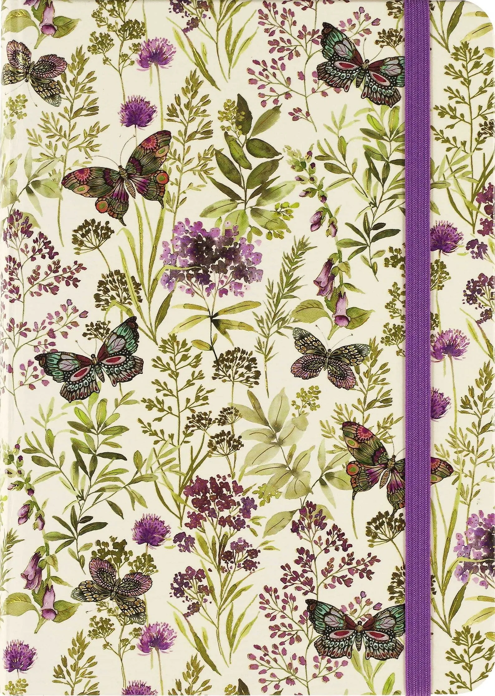 Peter Pauper Press Artisan Journals | Amethyst Butterflies Journal