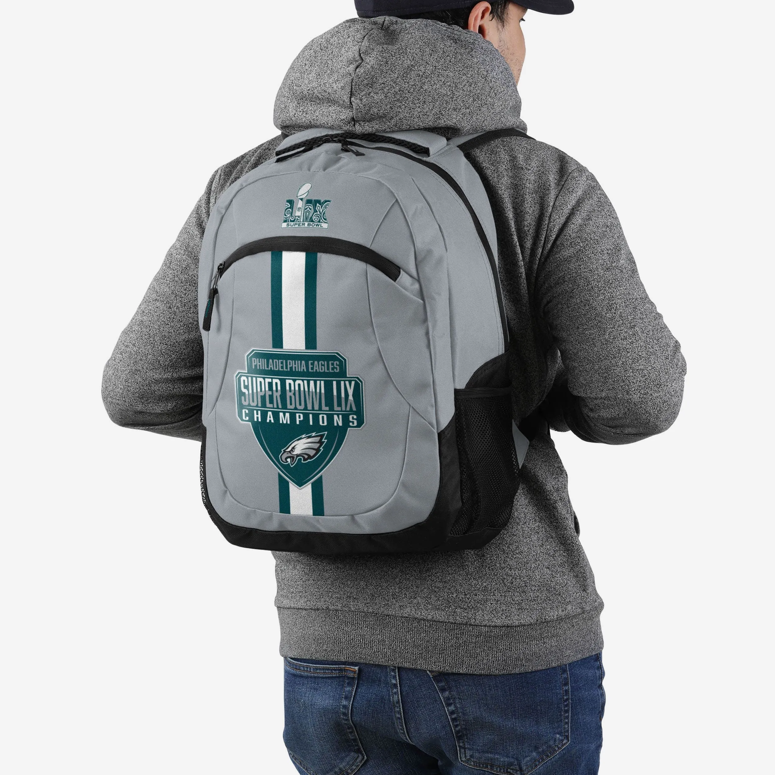 Philadelphia Eagles Super Bowl LIX Champions Action Backpack