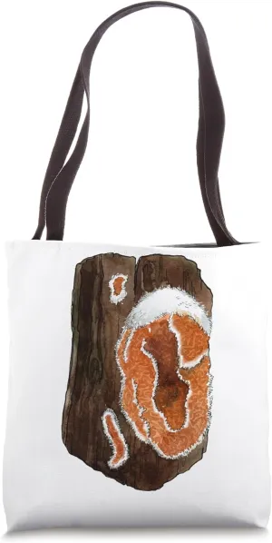 Phlebia Tremellosa Jelly Rot Trembling Shitake Fungus Plant Tote Bag