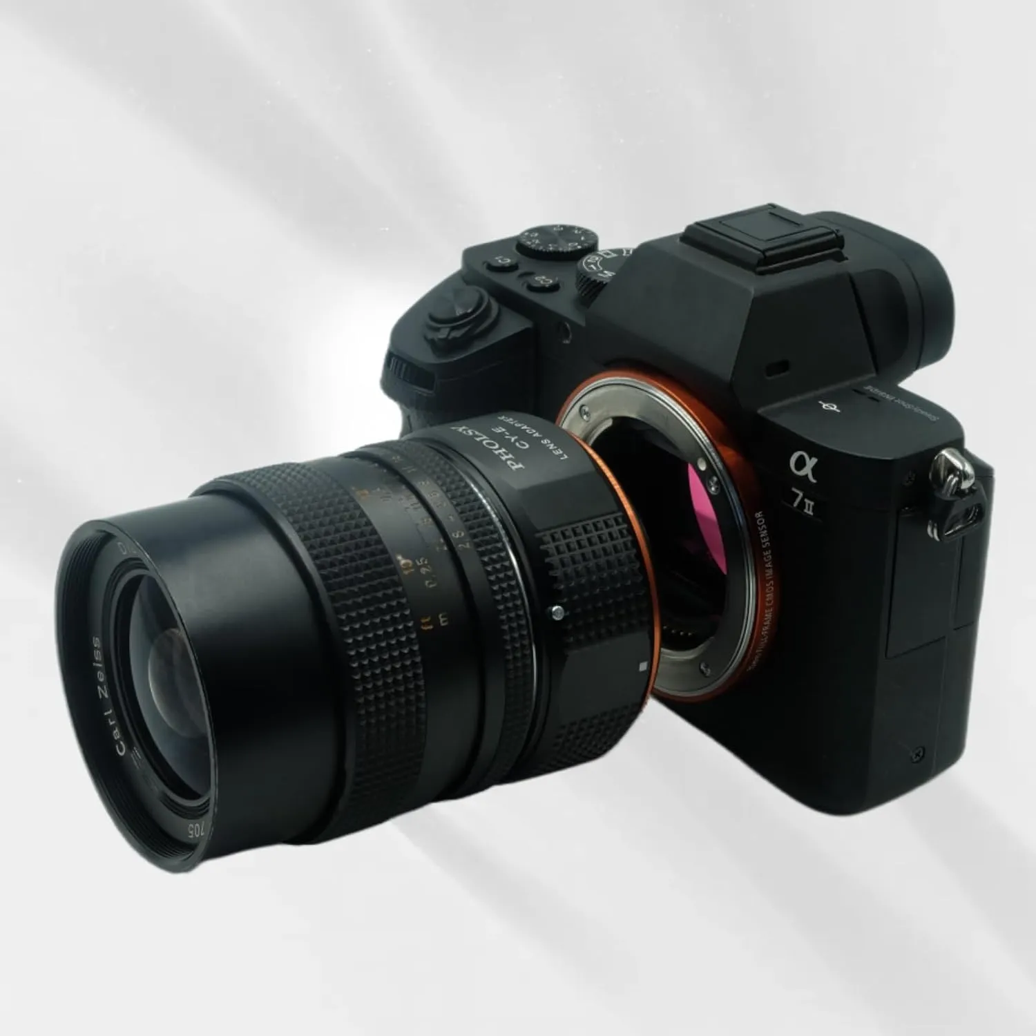 PHOLSY Lens Mount Adapter Manual Focus: Compatible with Contax/Yashica (C/Y) Lens to Sony E (NEX) Camera Body
