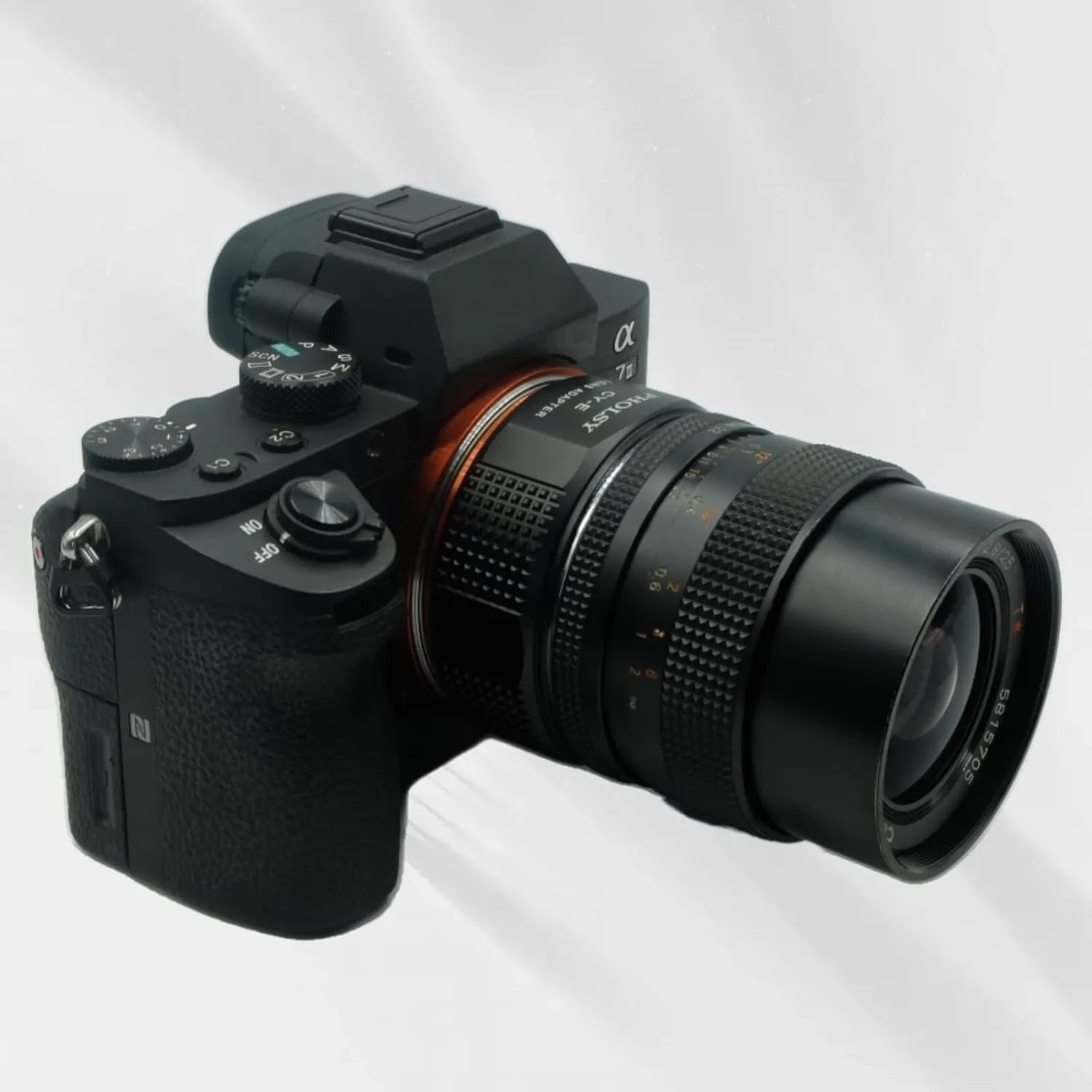 PHOLSY Lens Mount Adapter Manual Focus: Compatible with Contax/Yashica (C/Y) Lens to Sony E (NEX) Camera Body