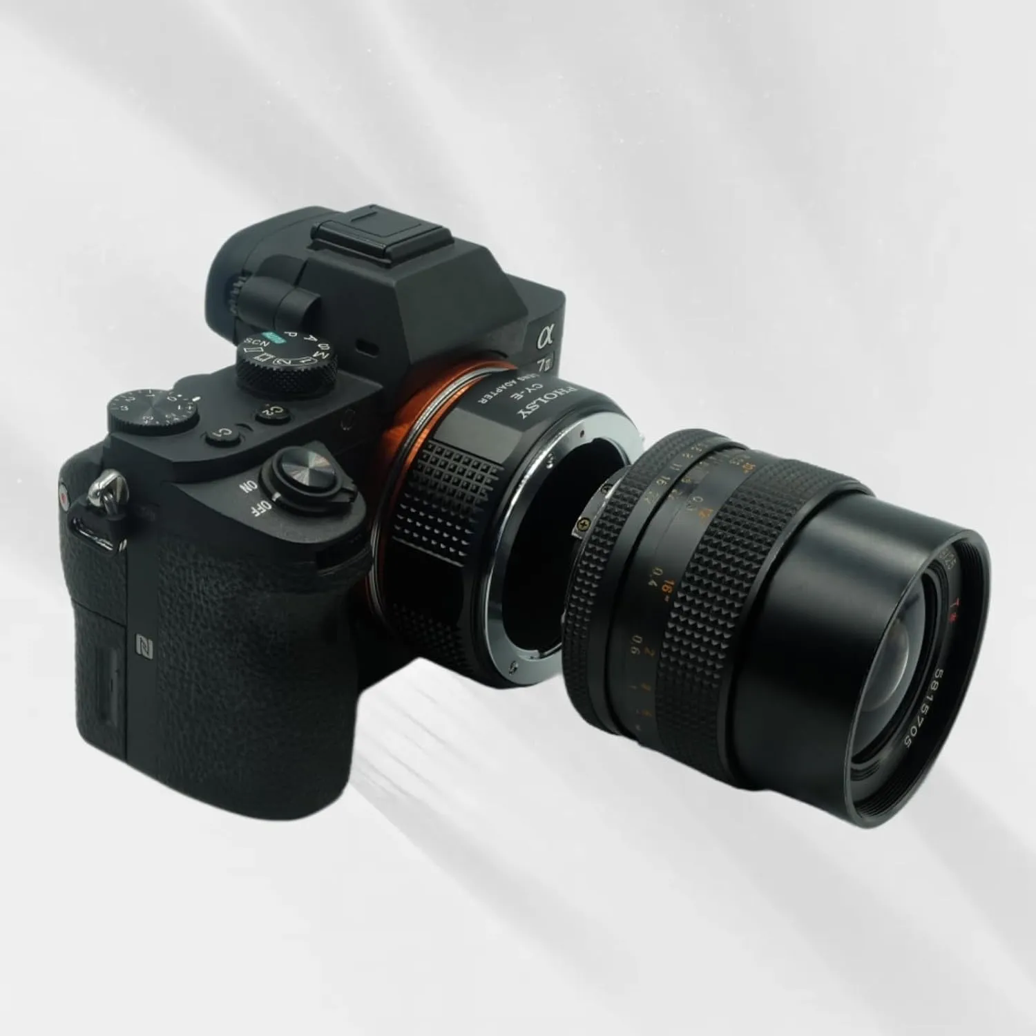 PHOLSY Lens Mount Adapter Manual Focus: Compatible with Contax/Yashica (C/Y) Lens to Sony E (NEX) Camera Body