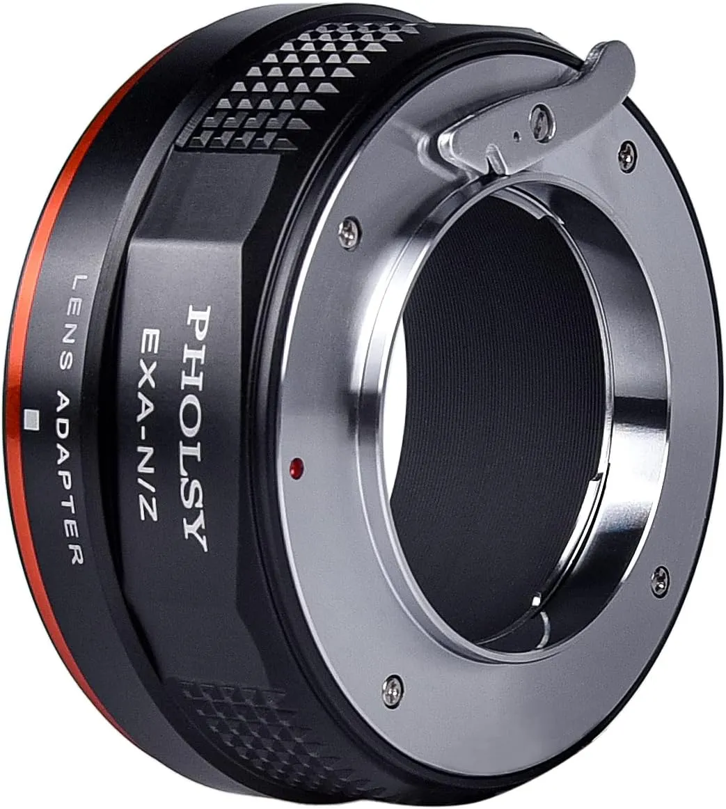 PHOLSY Lens Mount Adapter Manual Focus: Compatible with Exakta (NOT Compatible with Topcon) Lens to Nikon Z Camera Body