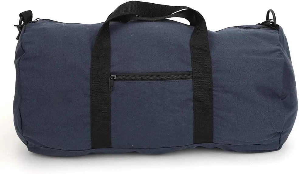 Pilipane KS3 Canvas Durable Navy Portable Travelling Bag Fitness Unisex Single Shoulder Sports Pack for Fitness Enthusiasts and Travelers Navy Color 25x25x50cm