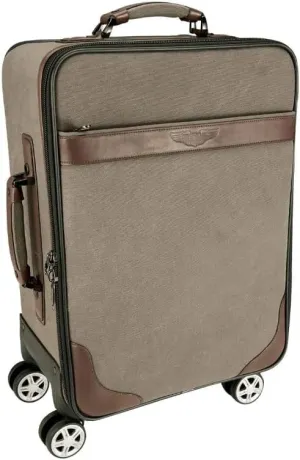 Pilot Wings Spinner Wheeled Luggage Bag with Aviation Themed Interior and Netted Pockets