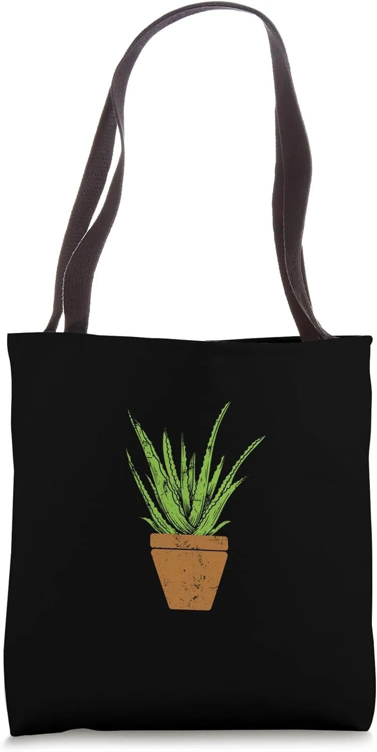 Plant Aloe Vera Cosmetics Nature Tote Bag