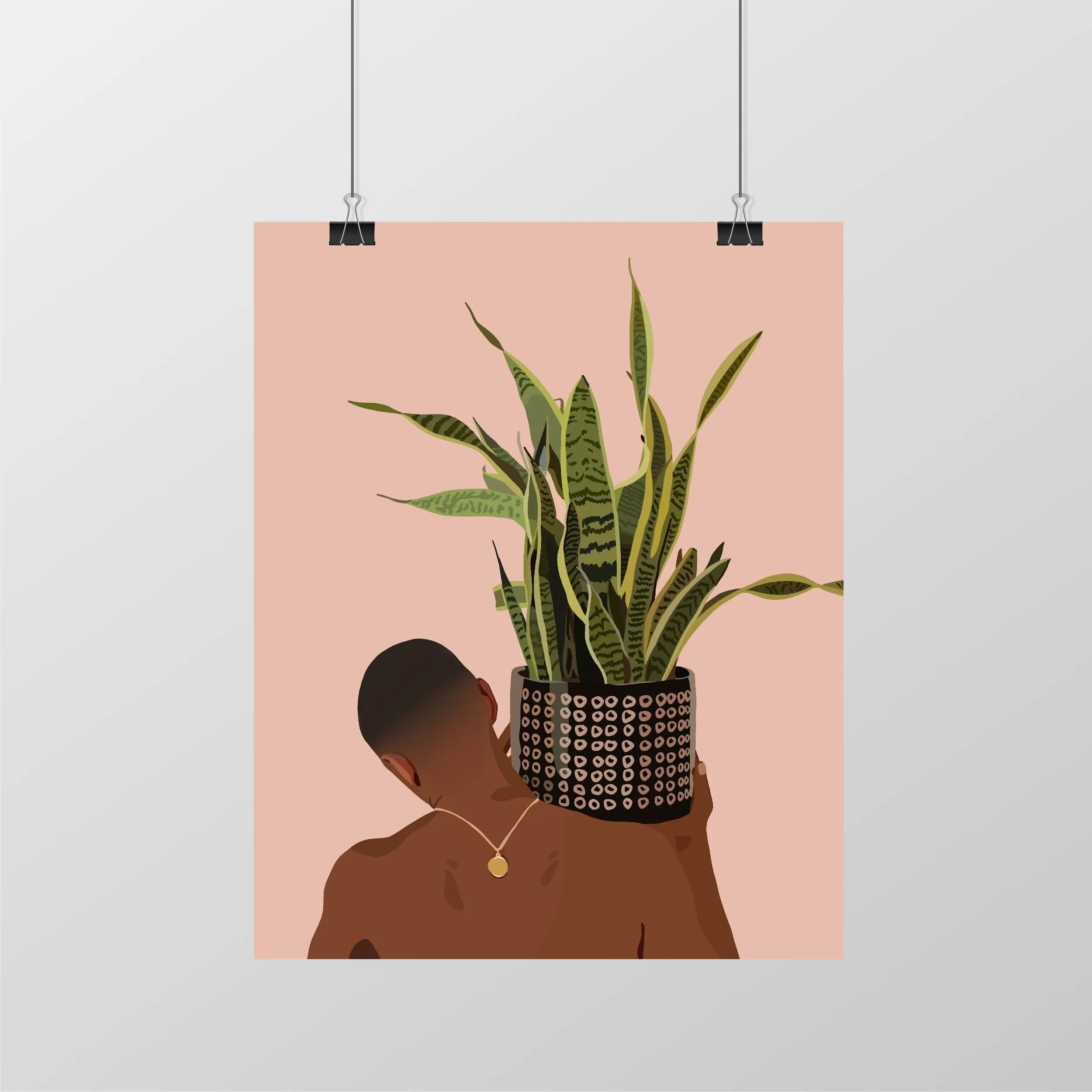 Plant Daddy (Snake Plant) Canvas