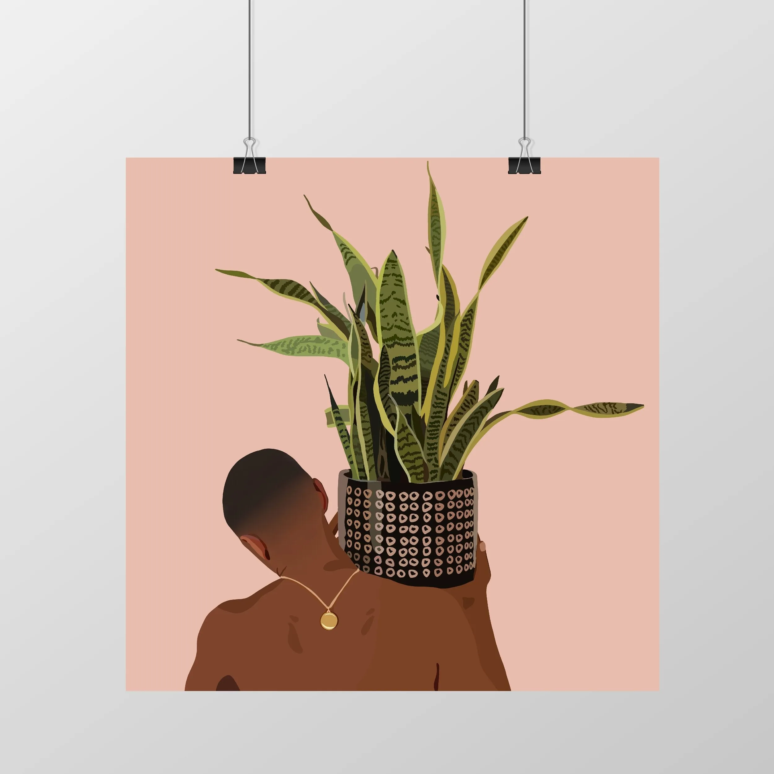 Plant Daddy (Snake Plant) Canvas