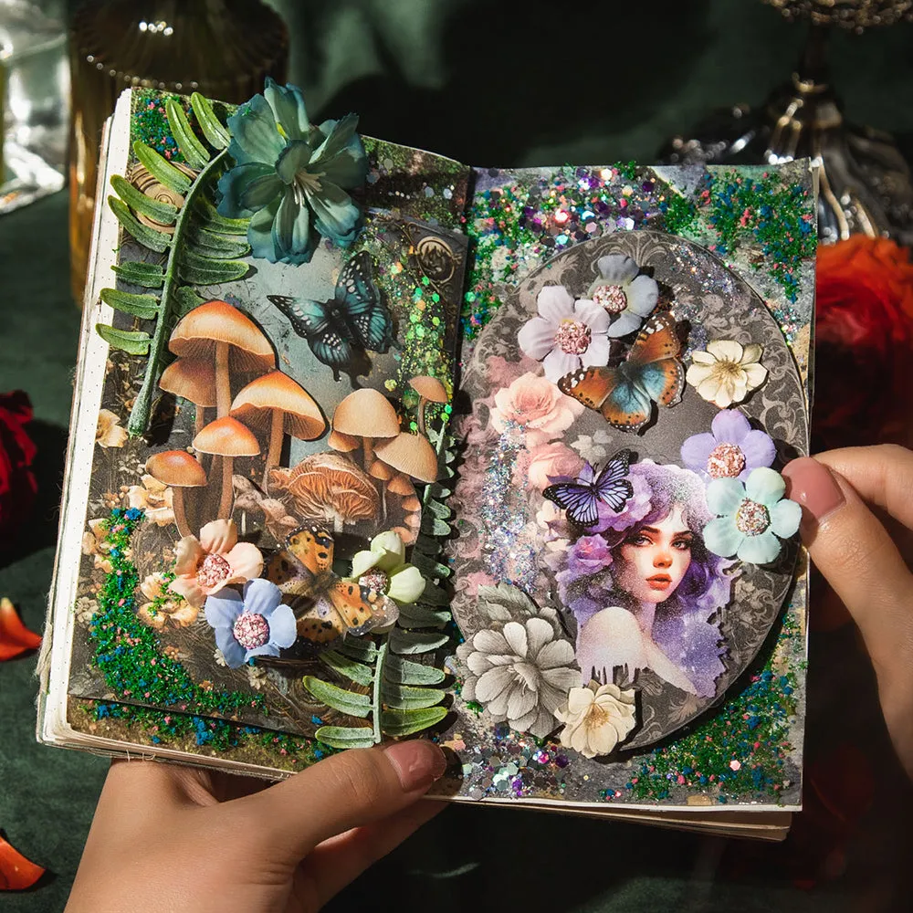 Plant Frame Scrapbook Paper