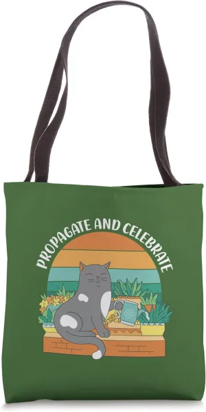 Plant Gardening Propagate Saying Design Tote Bag