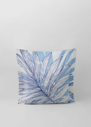Plant print pillowcase