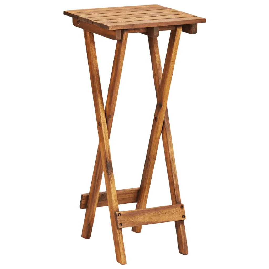 Plant Stand Foldable Plant Holder Flower Pot Stand Solid Acacia Wood
