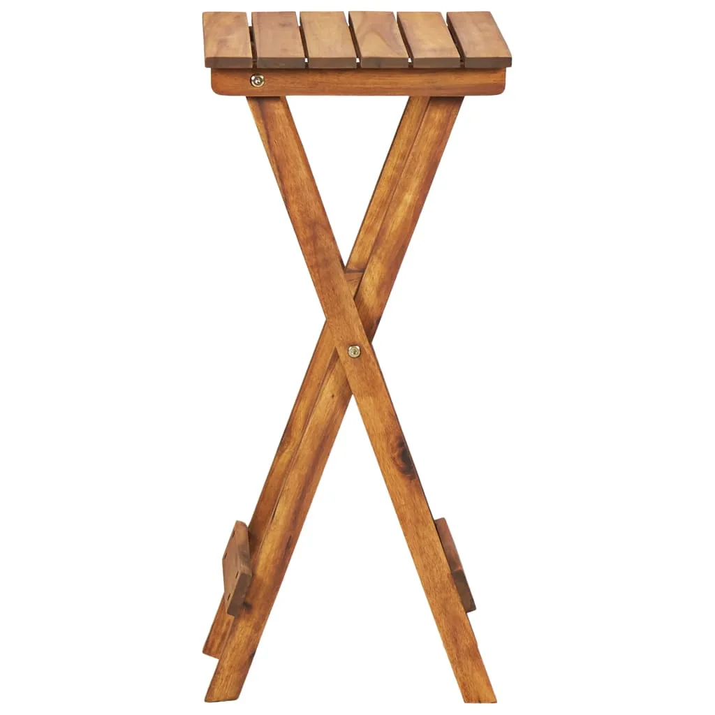 Plant Stand Foldable Plant Holder Flower Pot Stand Solid Acacia Wood