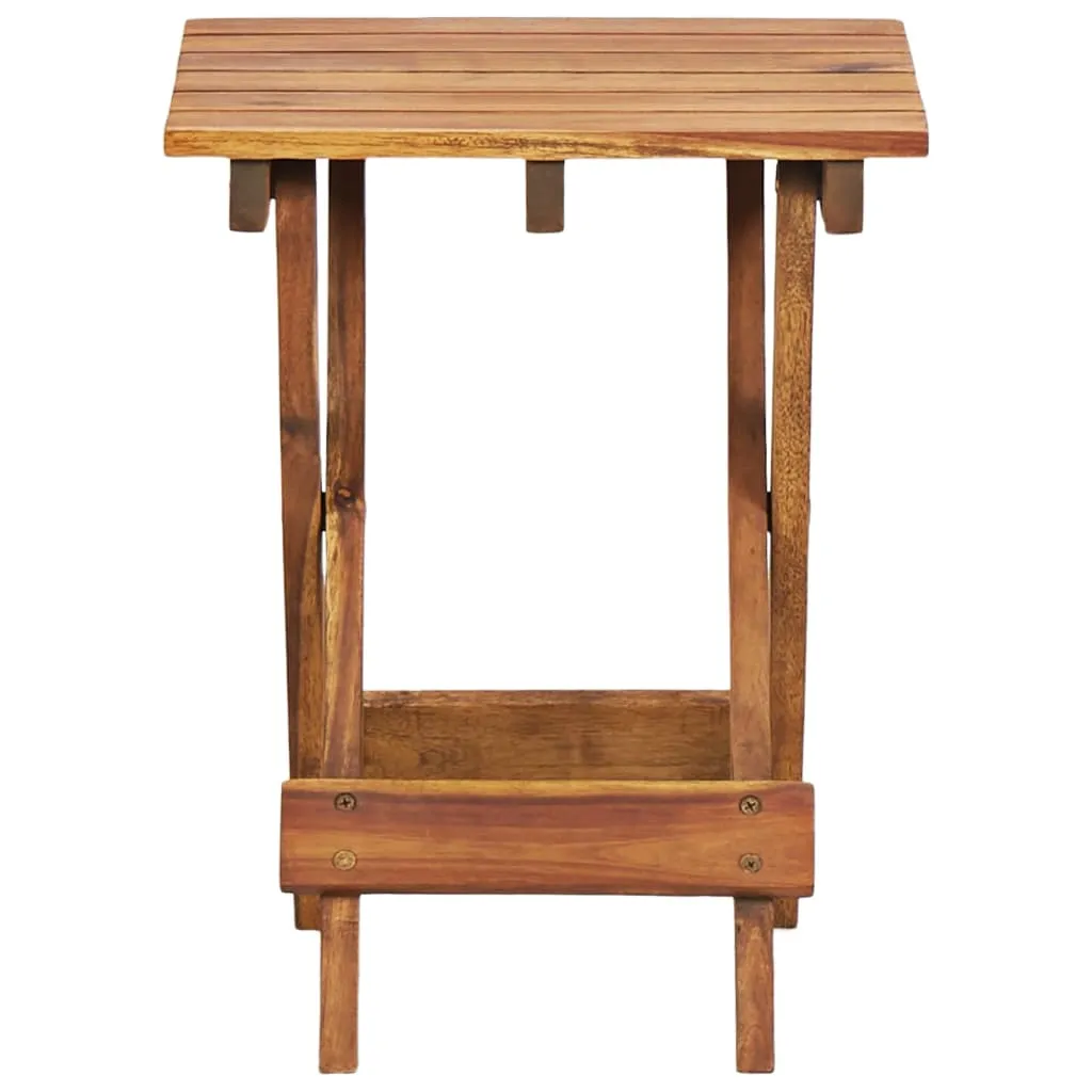 Plant Stand Foldable Plant Holder Flower Pot Stand Solid Acacia Wood