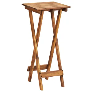 Plant Stand Foldable Plant Holder Flower Pot Stand Solid Acacia Wood