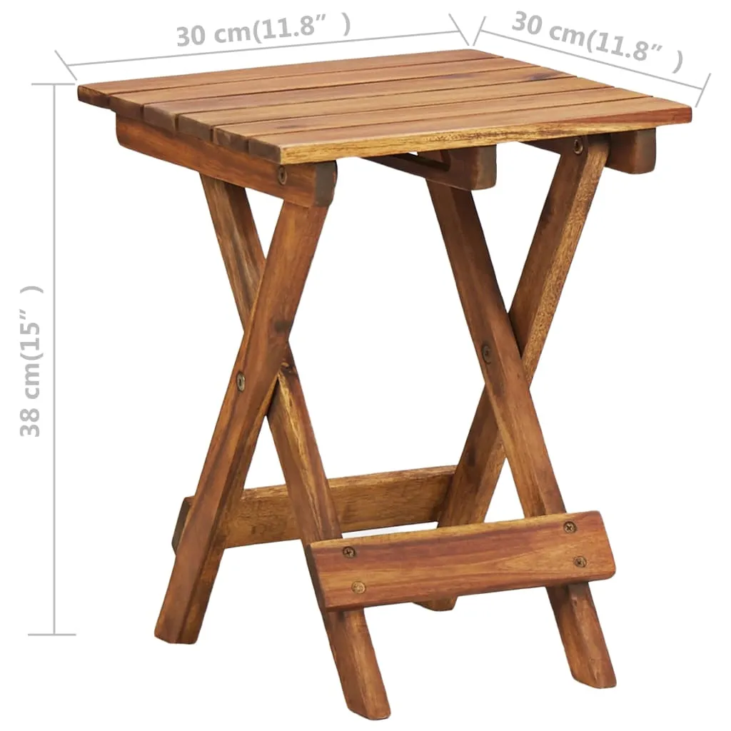 Plant Stand Foldable Plant Holder Flower Pot Stand Solid Acacia Wood