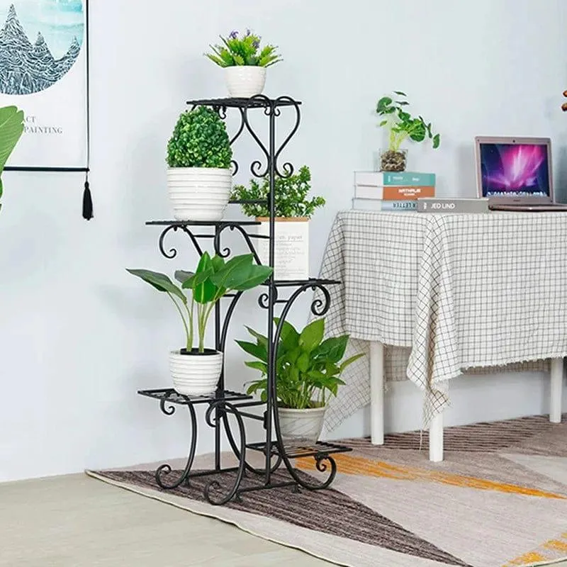 Plant Stand: Triangular Multi-Tiered Plant Stand