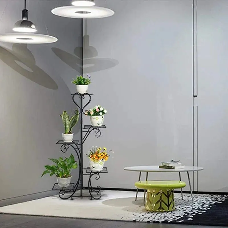 Plant Stand: Triangular Multi-Tiered Plant Stand