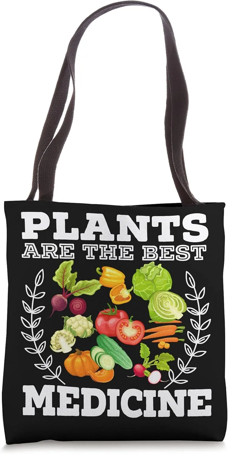 Plants Are The Best Medicine for a Plant Based Princess Tote Bag