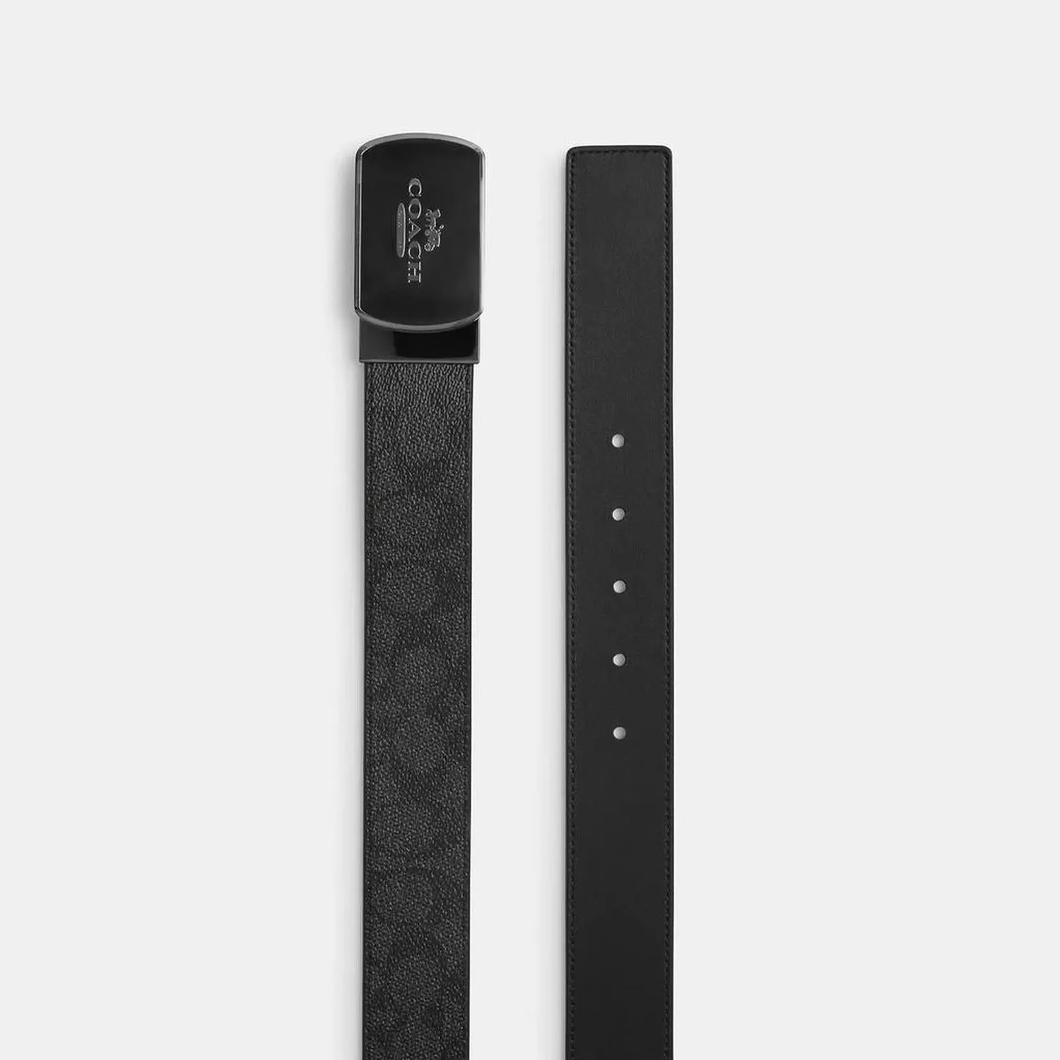 Plaque Buckle Cut To Size Reversible Belt, 38 Mm
