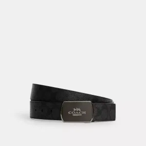 Plaque Buckle Cut To Size Reversible Belt, 38 Mm