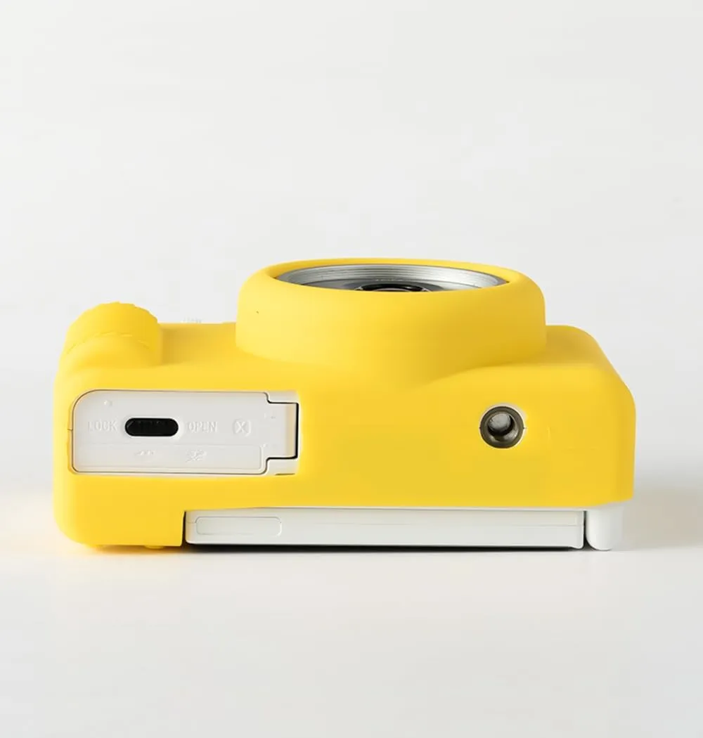 Pocoukate Case for Sony ZV-1F, ZV-1 II/ZV-1M2 Vlog Camera, ZV1F Camera Silicone Cover, Anti-Scratch Slim Fit Soft with ZV1 F Screen Protector- Yellow Skin