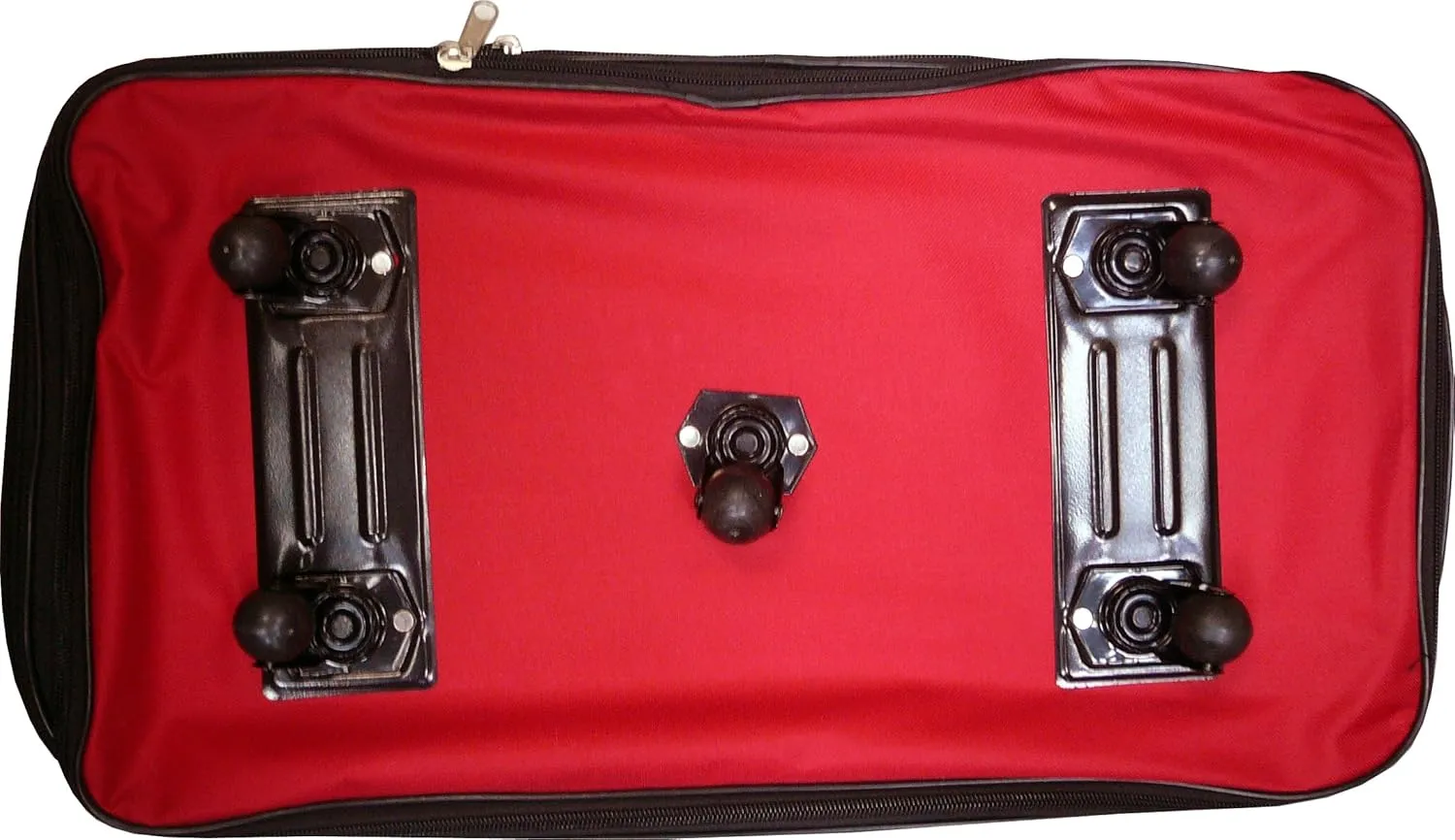 Pod 30" / 36" / 40" Expandable Rolling Wheeled Duffle bag Spinner Luggage suitcase (Red, 36-inch)