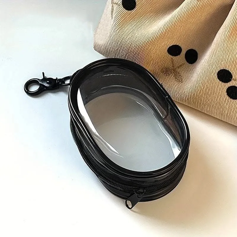 Portable PVC Cable Organizer-Transparent Multifunctional Electronics Pouch