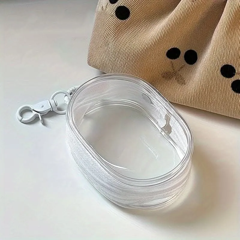 Portable PVC Cable Organizer-Transparent Multifunctional Electronics Pouch