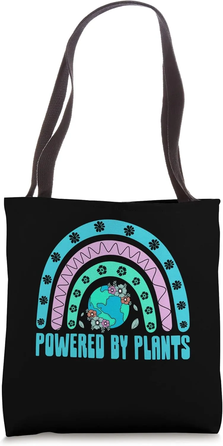 Powered by Plants Forest Ecology Jungle Ecosystem Tote Bag