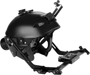 PROAIM Surfer Helmet Rig for DSLR Camera/Smartphone. for Film & Photography. Head Size Range: 22 to 24.4". Offers Payload up to 1.4kg / 3.08lb. (P-CSHR-01)
