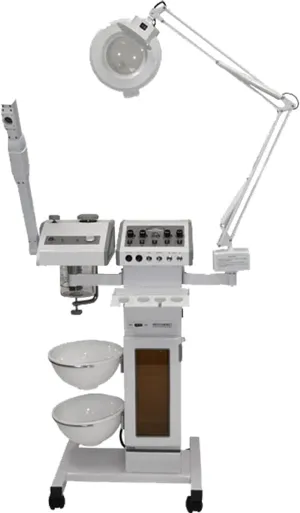 Professional 11-in-1 Facial Machine, Multifunction Spa Equipment Steamer, Magnifying Lamp