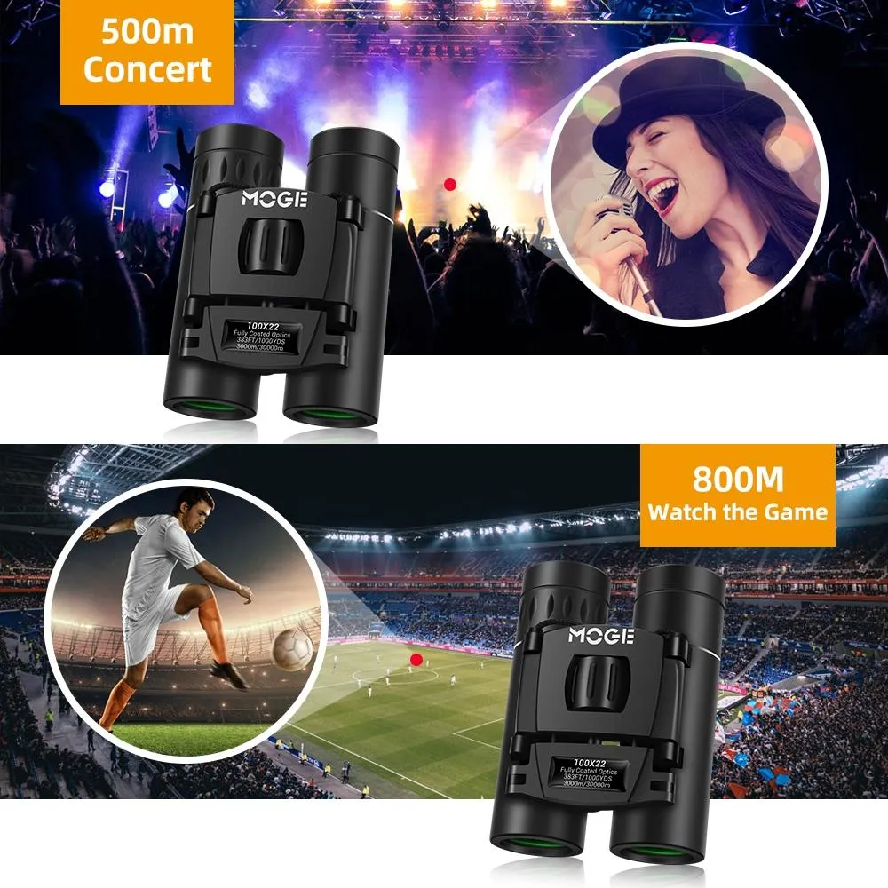 Professional Outdoor Binoculars - 100x22 Hd