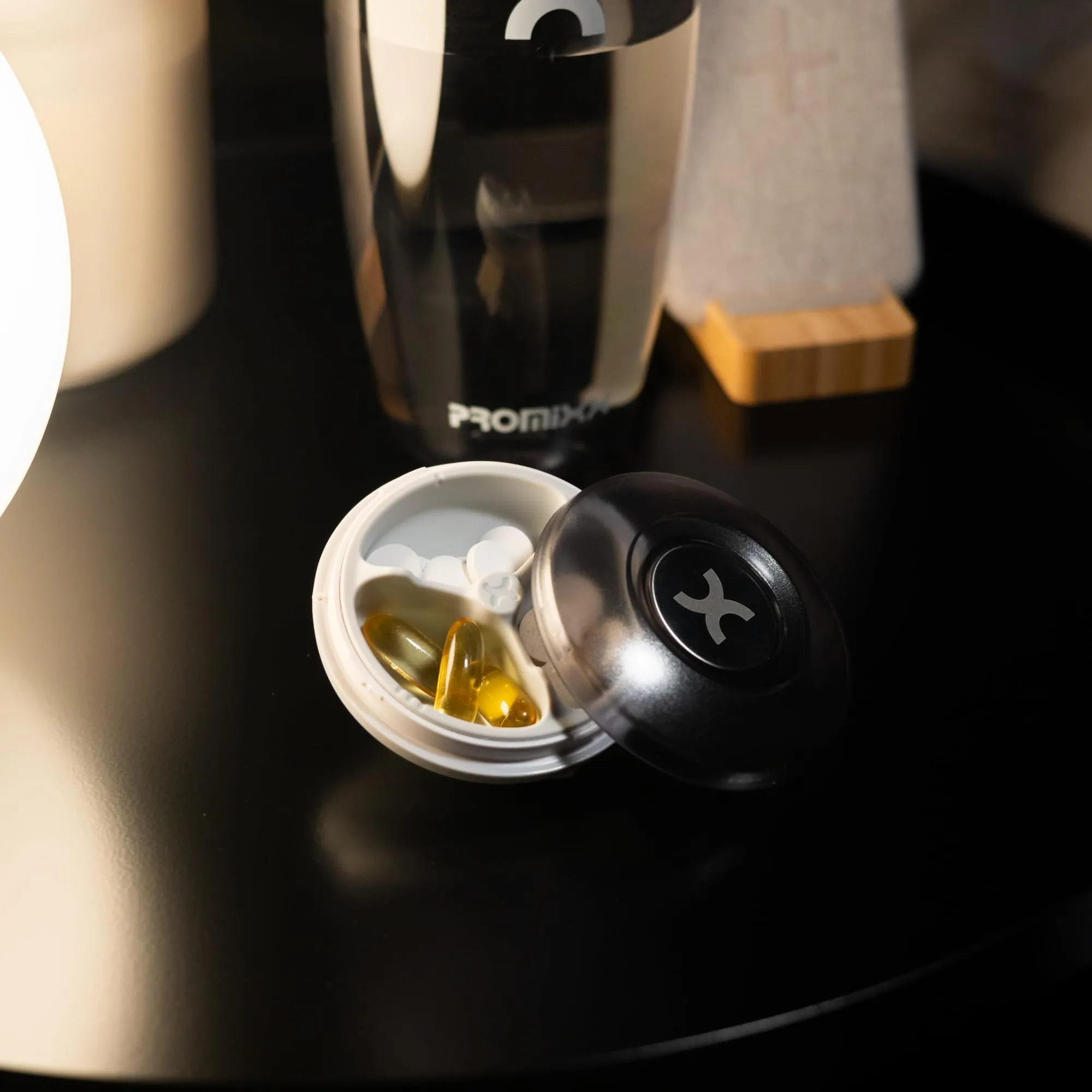 Promixx Core Vitamin & Supplement Case  Ceramic White