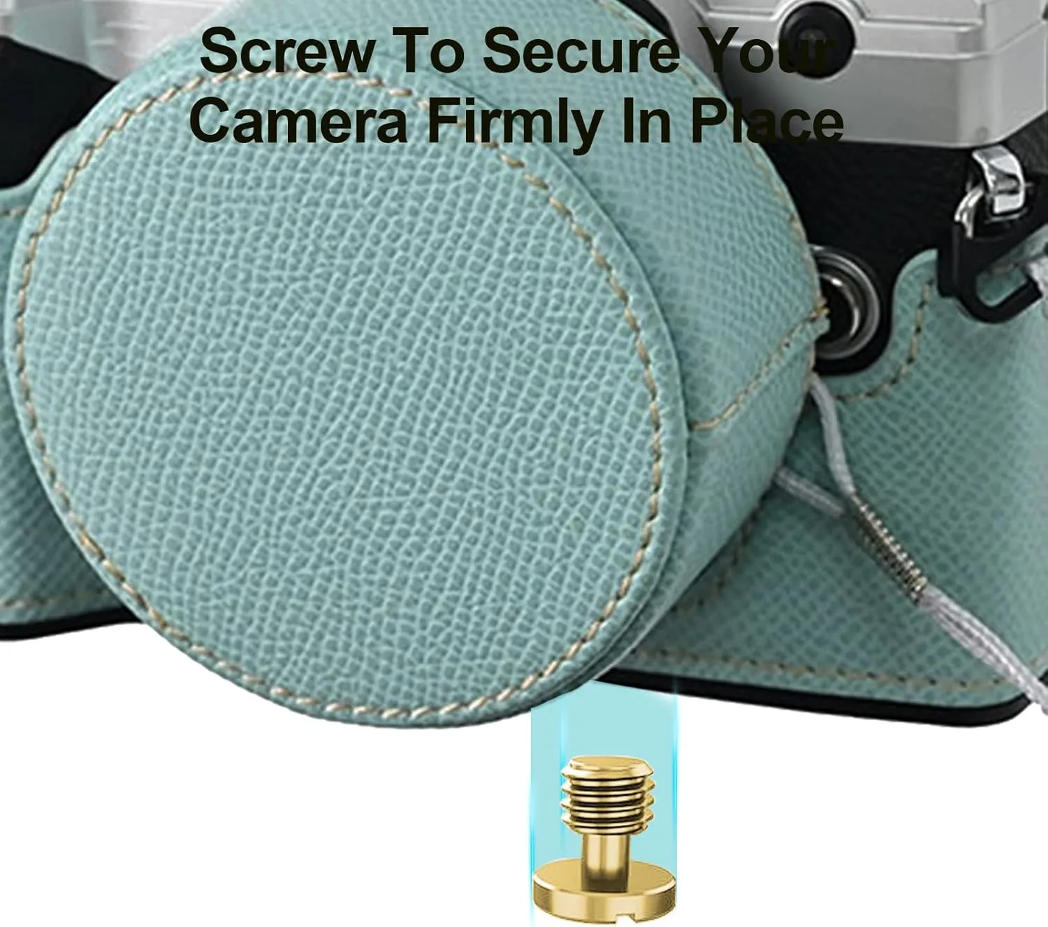 Protective Camera Case Kit for Olympus OM-5/OM-D E-M5 III Camera,OM System OM-5 Camera Cover E-M5 III Half Case With 16-50MM Front Lens Cap With Adjustable Shoulder Strap-BLUE