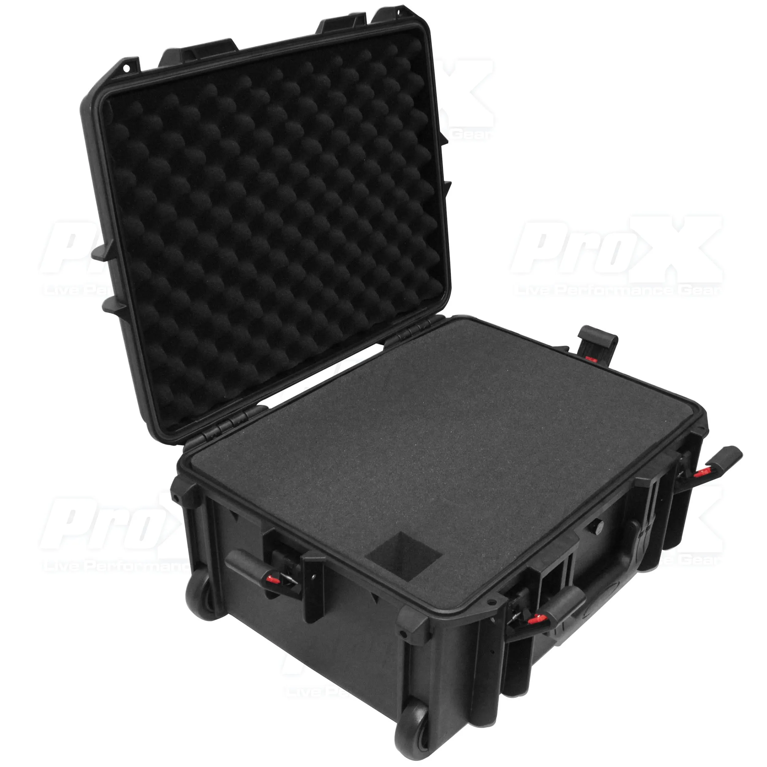 ProX VaultX Watertight Case w/ Handle, Wheels and Foam Set