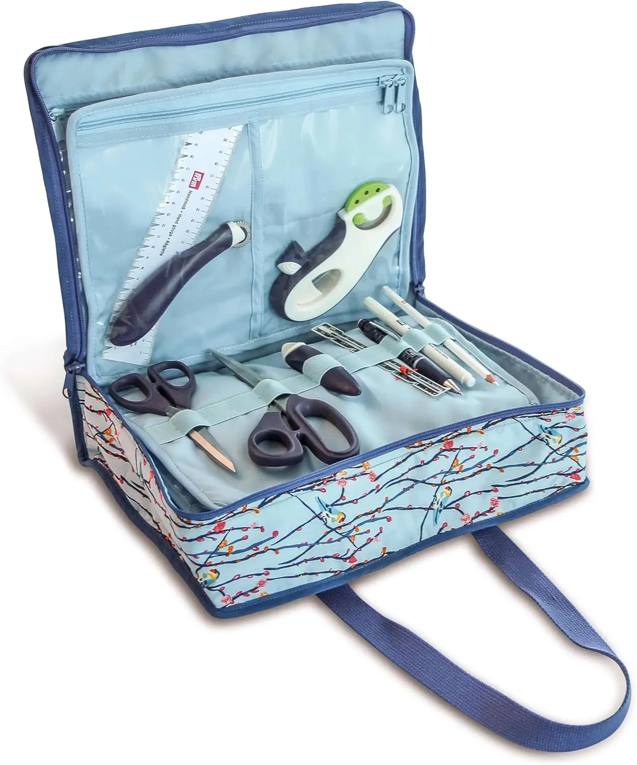 Prym All-in- One Craft Organizer Bag, lightblue