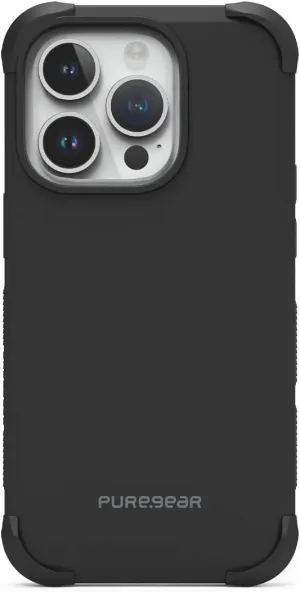 PureGear DualTek Case for Apple iPhone 14 Pro (2022) 6.1", Military Tested and Approved Protection, Heavy-Duty Durable Protective iPhone 14 Pro Case, Drop Test Certification of 20 ft (Black)