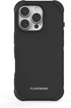 PureGear DualTek Case for Apple iPhone 16 Pro Max (2024) 6.9", Military Tested and Approved Protection, Heavy-Duty Durable Protective iPhone 16 Pro Max Case, Drop Test Certification of 20ft, Black