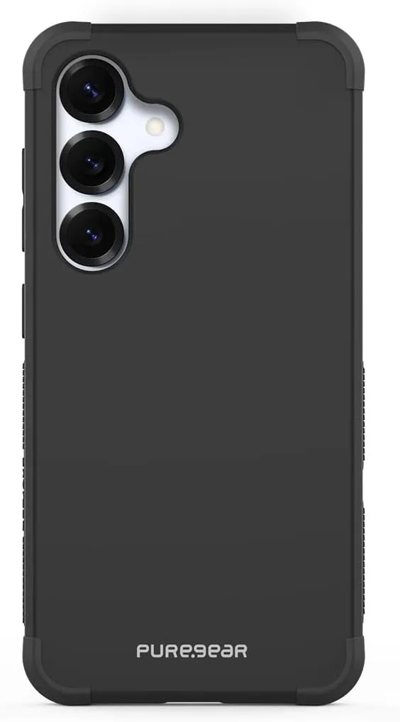PureGear DualTek with MagSafe Phone Case for Samsung Galaxy S25 , Military Tested and Approved Protection, Compatible with MagSafe, Heavy-Duty Durable Protective Galaxy S25  MagSafe Phone Case, Black
