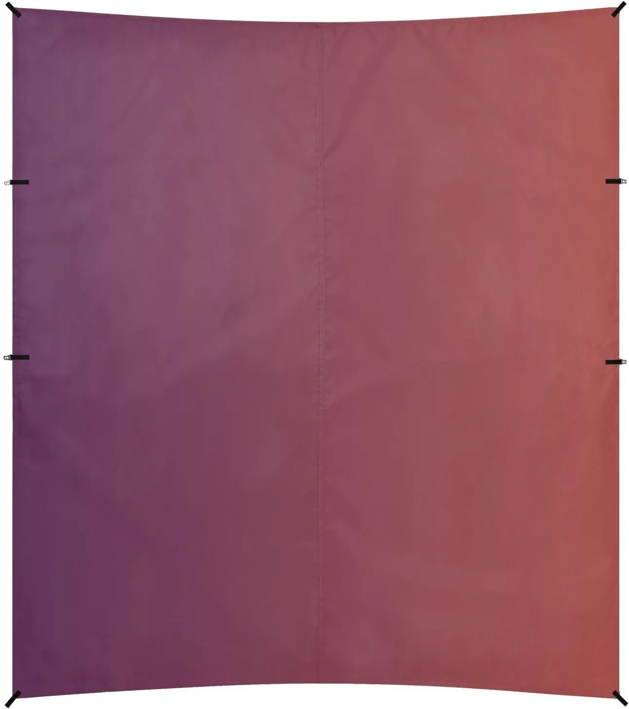 Purple Brown Gradient Beach Cabana UPF50  Lightweight Large Portable Sun Shelter with Sandbags and Shovel for Backyard, Grassland, Park