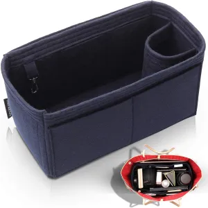 Purse Organizer Insert for handbags, bag organizer for tote with 8 Pockets & Key Hook, Perfect for Speedy Neverfull Bag Insert contains 6 Sizes in 10 Colors