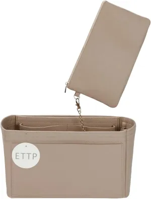 Purse Organizer Insert For Handbags, Tote Bag Organizer Insert, Handbag Organizer For Tote & Handbags, Compatible with Neverful Speedy and More (XLarge,Beige)