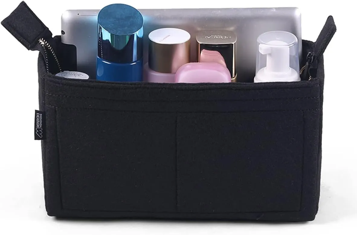 Purse Organizer Insert for shopping Large bag insert Organizer2086Black-C