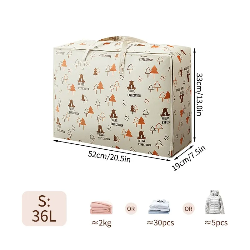 Quilt, Clothes, Duvet, Blanket Storage Bags / Dustproof Clothes Organizer / Household Moving Bags
