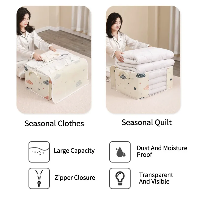 Quilt, Clothes, Duvet, Blanket Storage Bags / Dustproof Clothes Organizer / Household Moving Bags