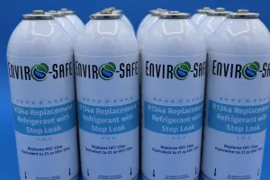 R134a Replacement with Stop Leak| Case of 12 Cans with Piercing Valve for AC Recharging