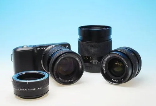RAYQUAL (Reikuoru) mount adapter [lens] Contax Yashica - [camera] Sony NEX E
