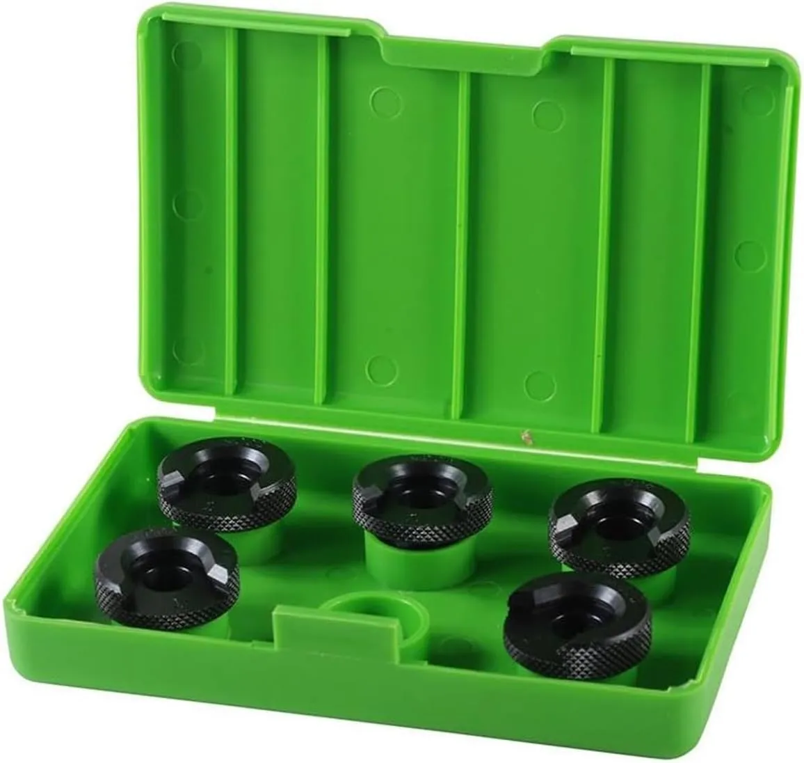 Redding Competition Shellholder Set - 5 Clearly Marked Black Oxide Finished Shellholders in .002" Increments